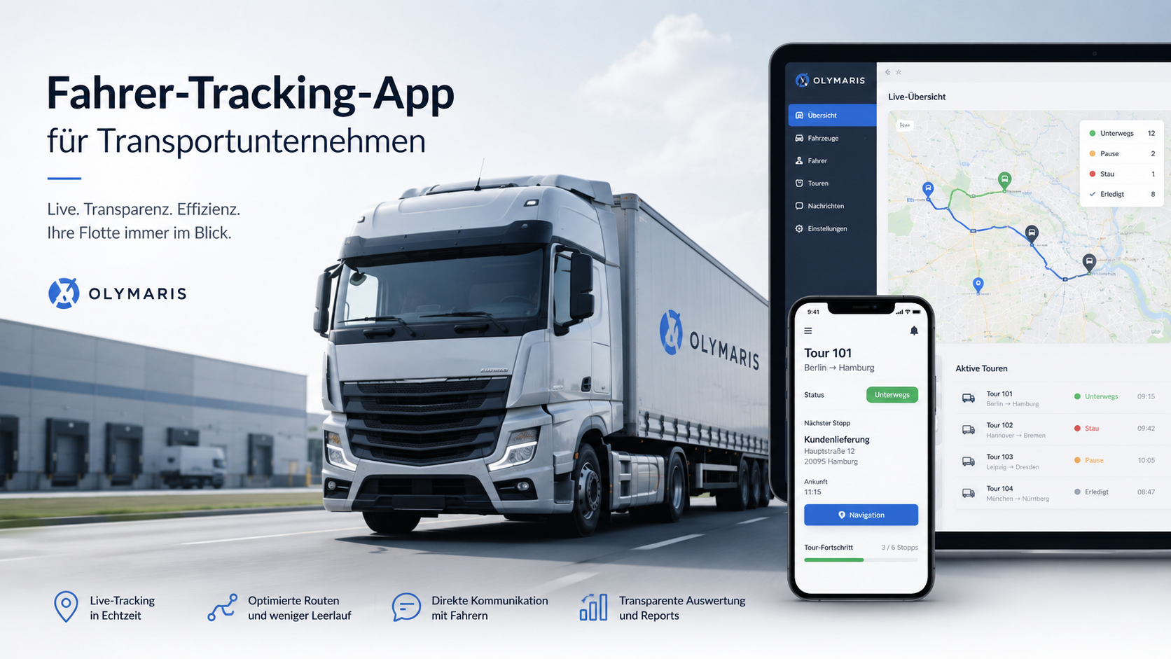 Driver Tracking App for Transport Companies icon