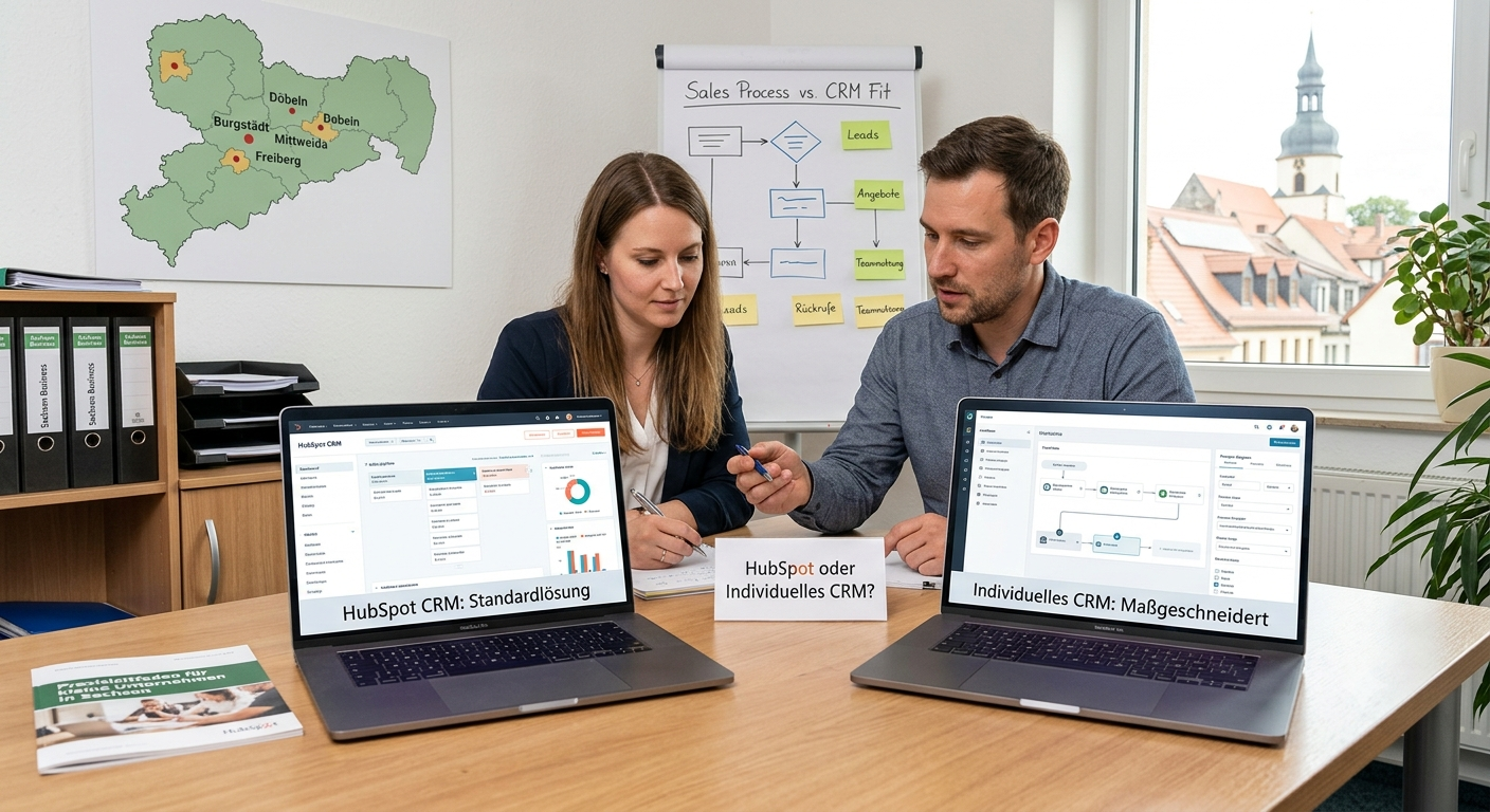 HubSpot oder individuelles CRM? Was für kleine Unternehmen passt
